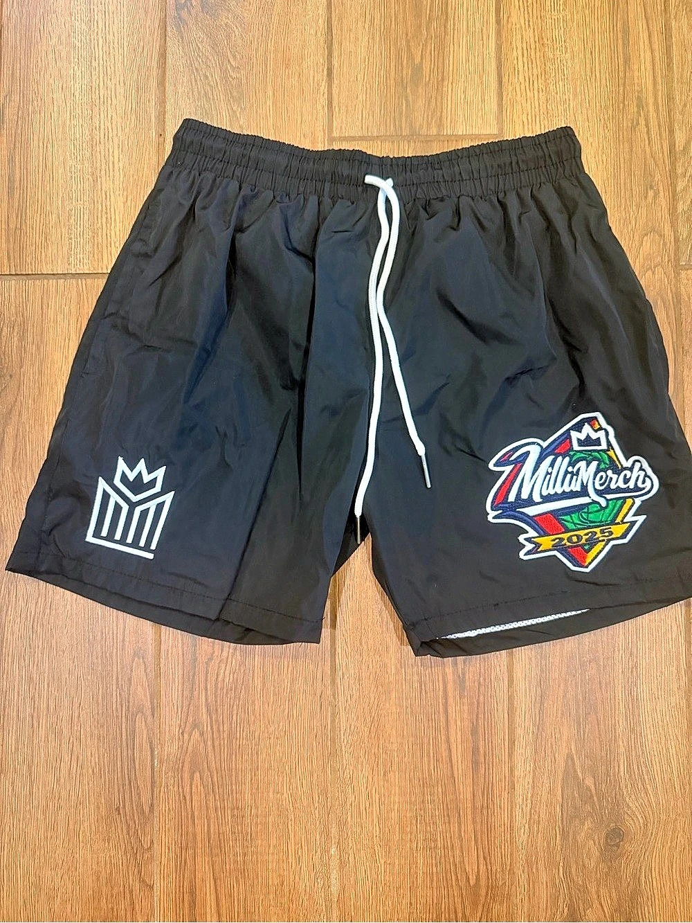 Millii merch 2025 Men's Athletic Shorts 6” pockets / men’s Small